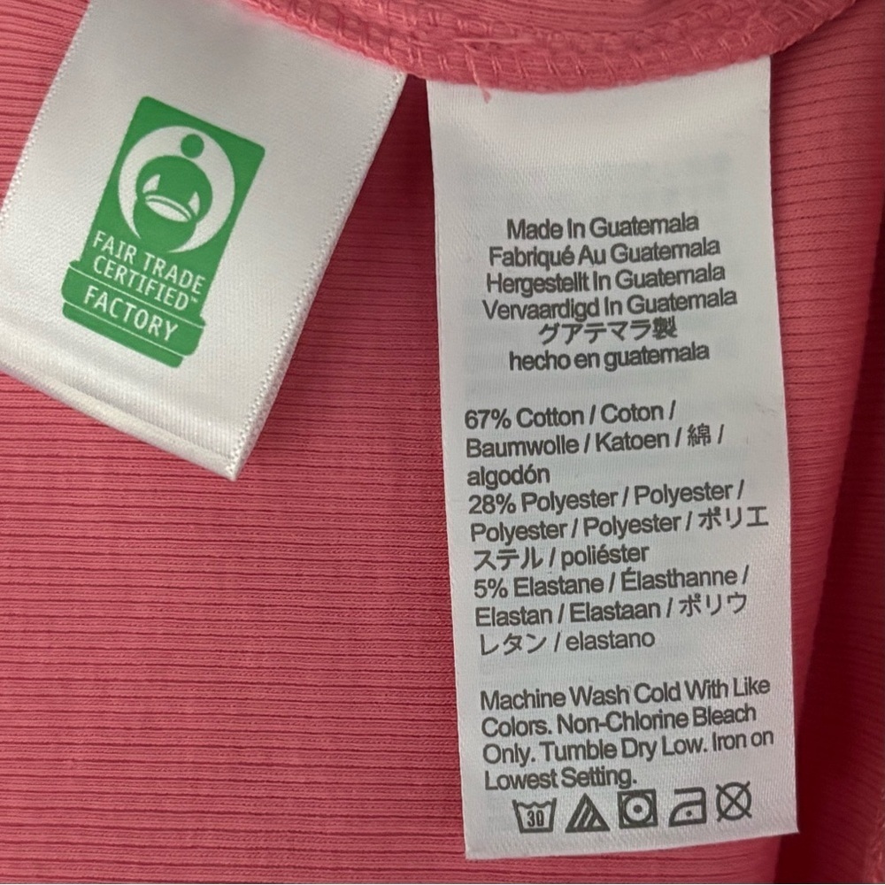 J. Crew Women’s XXL Pink Ribbed Mock Turtleneck Top Long Sleeve Stretch NWT - Picture 4 of 12